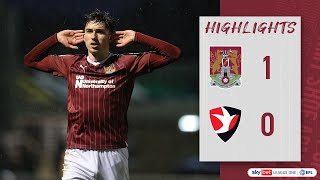 HIGHLIGHTS Northampton Town 1 Cheltenham Town 0 [upl. by Atiekan]