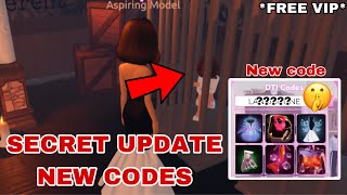 NEW CODES 🤫 SECRET UPDATE IN DRESS TO IMPRESS [upl. by Ttevy]