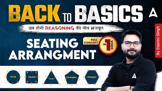 Seating Arrangement Basic Concepts in One Video  Sitting Arrangement Reasoning Tricks by Saurav Sir [upl. by Atiniuq]