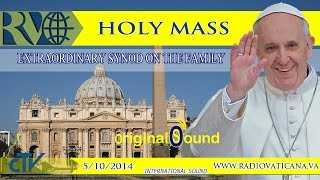 Holy Mass for the opening of the Extraordinary Synod 20141005 [upl. by Hooke769]