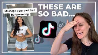 The WORST Weight Loss Tiktoks of ALL TIME  Weight Loss Coach Reacts [upl. by Haras]