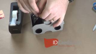 How To Fix A Broken ID Card Printer Ribbon [upl. by Ylrehs]