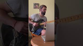 Cocaine Eric Clapton  guitar improvisation shorts [upl. by Dominick]