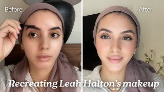 Recreating Leah Halton’s iconic makeup tutorial [upl. by Ahsiret126]