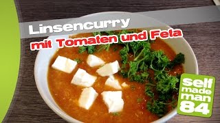 Thermomix® TM5  TomatenLinsenCurry mit Schafskäse  selfmademan84 [upl. by Aerdnaed]