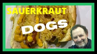 Sauerkraut And Hot Dogs In A Cast Iron Skillet [upl. by Jeromy324]