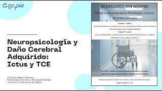 Neuropsicología y daño cerebral adquirido Ictus y TCE [upl. by Seira]