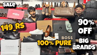 BrandedOriginal Shoes Big Brands 90 OFF BalmaimCoach CK Cheapest Export Surplus Leather Shoes [upl. by Saw]