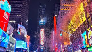 NYC Times Square New Years Eve 2024 Ball Drop Countdown Full [upl. by Stark97]