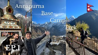 Annapurna Base Camp 🇳🇵🇹🇭Thai Girl First Time Trekking [upl. by Pheni671]