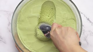 Homemade Matcha Ice Cream Recipe [upl. by Nyltyak]