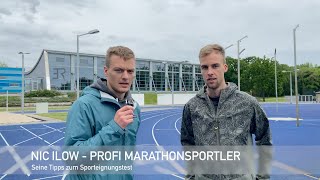 Tipps zur Sporteignungstest Vorbereitung von einem Marathon Profi [upl. by Tertias]