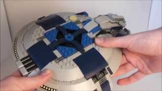 HDDroid Gunship 75042 Lego Star Wars ReviewGermanDeutsch [upl. by Cedell259]