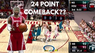 24 POINT COMEBACK WITH GAME WINNER ON HOF NBA 2K 11 MyPlayer [upl. by Nyrad]