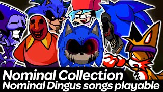 Nominal Collection Demo  Nominal Dingus songs playable mod  Friday Night Funkin [upl. by Ventre]