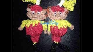 Rainbow Loom Tweedle Dee and Tweedle Dum [upl. by Metah785]