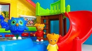 PRESCHOOL Playground Little People Set DANIEL TIGER TOYS [upl. by Eanert]