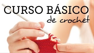 CLASE 2 Punto Bajo SINGLE CROCHET  Curso Básico de crochet para Principiantes [upl. by Devora]