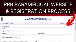 RRB Paramedical Recruitment Registration Process 2024  Official Website to Apply [upl. by Brown881]