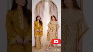 same dress in different style۔stylish dresses۔fashion۔trending fashion ideas۔plane dreses۔printed۔yt [upl. by Marra]