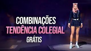 COMBINAÇÕES FEMININAS GRÁTIS COM O CONJUNTO TENDÊNCIA COLEGIAL [upl. by Llesirg466]