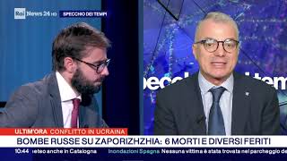 Filippo Scerra ospite a quotSpecchio dei Tempiquot Rainews24 05112024 [upl. by Rotman]