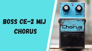 boss ce 2 chorus pedal [upl. by Nnylarac]