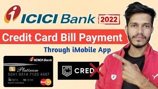 How To Pay Icici Credit Card Bill Through Imobile App  Icici Bank Credit Card Bill Payment [upl. by Feirahs708]