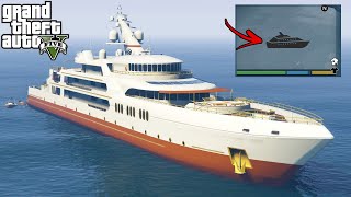 How To Find Secret Driveable Yacht In GTA 5 Story ModeSecret Location [upl. by Labotsirhc]