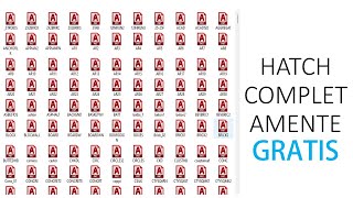 AGREGAR HATCH AL AUTOCAD COMPLETAMENTE GRATIS [upl. by Viguerie390]