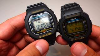 Casio Classic Vintage G Shock DW5200 and DW5600C watch [upl. by Leahicm]