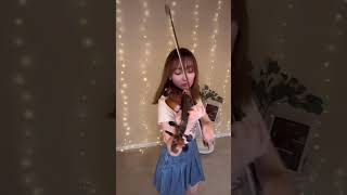 Homura 炎 LIsa  Kimetsu no YaibaDemon Slayer on violin shorts [upl. by Rexanne]