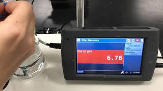 Potentiometric Titration of Acetic Acid CH3COOH with Sodium Hydroxide NaOH [upl. by Vrablik255]