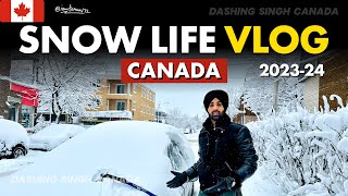 SURVIVING the SNOW STORM in CANADA  25 TEMP  HARD LIFE  VLOG  202324 [upl. by Tirrag]