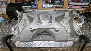 Competition Ported Edelbrock Victor “E” Intake Manifold for Small Block Chevy [upl. by Llednav]