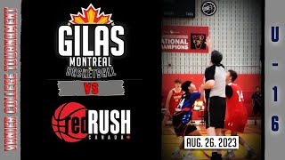 Gilas Montreal Basketball u1415 vs Red Rush u16 [upl. by Danila290]