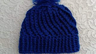 how to crochet 3D hat pattern [upl. by Ellicec]