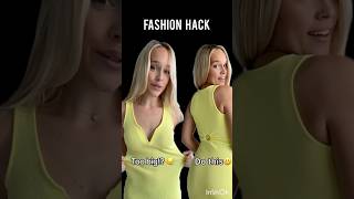 Dress TOO BIG Try This Fashion Hack [upl. by Arlyn771]