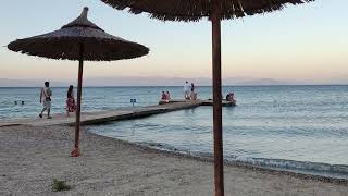 Moraitika Beach Corfu Island summer Greece 4K 2022 [upl. by Ricker]