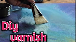 Diy varnish homemadevarnish how to make varnish at home  homemade varnish for paintings [upl. by Nyleek]