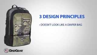 Diaper Backpack Vividal  Trendy and compact diaper backpack with plenty of storage space  LÄSSIG [upl. by Meeharb642]