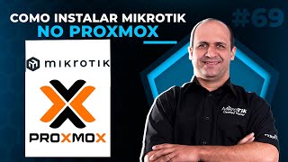 COMO INSTALAR MIKROTIK ROUTEROS NO PROXMOX CHR  LEONARDO VIEIRA [upl. by Trebreh]