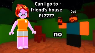 Roblox sneak out to your friend’s house… [upl. by Hermina]