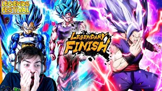 😱STO IMPAZZCSDBHDBF BLUE BOYS TOP LF amp GOHAN BEAST EVO DUAL BANNER REACTION DRAGON BALL LEGENDS ITA [upl. by Anitsirhc]