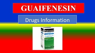 GUAIFENESIN   Generic Name  Brand Names How to use Precautions Side Effects [upl. by Goodson]