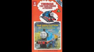 UK VHS Start amp End Thomas The Tank Engine amp Friends  The Deputation 1987 V3 [upl. by Attiuqal]