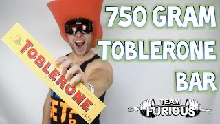 One Man One 750 Gram Toblerone Chocolate Bar  Furious Pete [upl. by Connors]