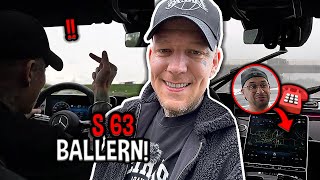 LIVE aus dem NEUEN S 63 AMG 😱  Anruf an JP 📞  MontanaBlack IRL [upl. by Ettennej]