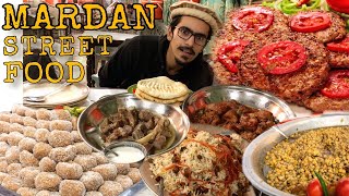 MOST DELICIOUS CHAPLI KABAB amp WHITE MEAT MUTTON RED CHICKEN  PAKISTANI STREET FOOD IN MARDAN [upl. by Drusie]