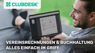 Rechnungen und Buchhaltung einfach erklärt Version CH  Vereinssoftware ClubDesk [upl. by Baerl]